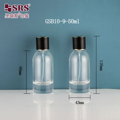 شراء بوستون شكل العطر الشفاف العطر الفارغ 50 مل زجاجي رش زجاجة online manufacture