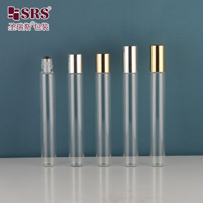شراء 12 مل زجاج شفاف فارغ زجاجات العطور زجاجات الزيت الأساسي الكرة الدوارة online manufacture
