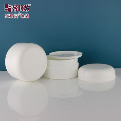 شراء القارورة المستديرة البلاستيكية البيضاء PP PCR المتوفرة كريم تجميلي 120g online manufacture