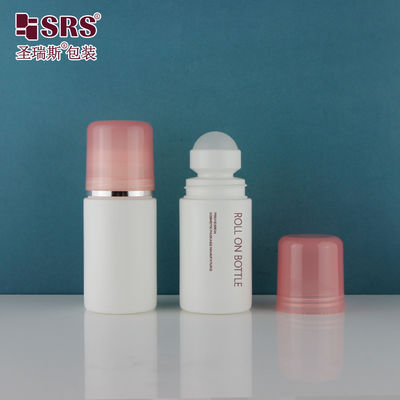 شراء 60 مل 2 أوقية PP PCR البلاستيك تخصيص اللون إعادة تدوير زجاجة جيل الدوار الفارغ على زجاجات مزيل الروائح online manufacture