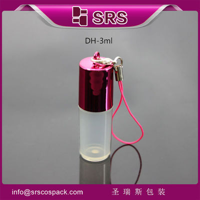 شراء SRS عينة مجانية 3 مل غطاء معدني مع خطاف للفكرة البلاستيكية الصغيرة على زجاجة حجم جيب online manufacture