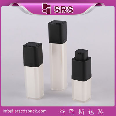 شراء SRS 2015 النمط الجديد بيع بالجملة 15ml 30ml 50ml مربع مضخة أكريليك خالية من الهواء الزجاجة الفارغة online manufacture