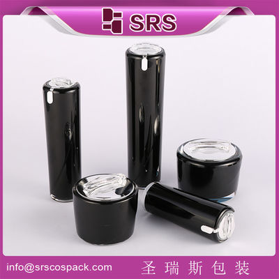 شراء SRS الصين بيع بالجملة أكريليك مستديرة كريم فارغة وعلبة لتحميل التجميل online manufacture