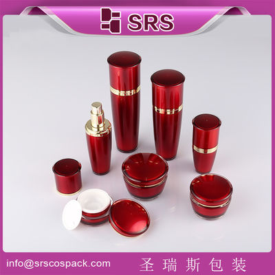 شراء SRS الصين المصنعة الزجاجة البلاستيكية شكل طبل الايكريليك وقارورة كريم مزيج online manufacture