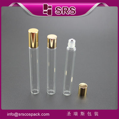 شراء SRS حاوية شفافة للزيت الأساسي زجاجة زجاجية فارغة 10 مل مع لفة على نوع الختم online manufacture