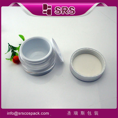شراء وعاء تجميل من الألومنيوم مع غطاء كريم، وعاء بلاستيكي مستدير online manufacture