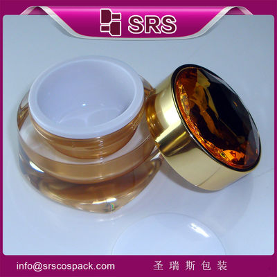 شراء وعاء كريم العناية بالبشرة من البلاستيك، J025 30g 50g وعاء مستديرة للتجميل online manufacture