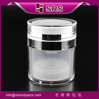 شراء A100 15ml 30ml جرة 50ml مضخة بيضاء بدون هواء للكريم العناية بالبشرة online manufacture