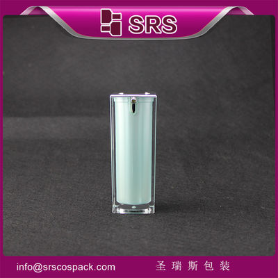 شراء زجاجة لوشن مربعة،A050 15ml 30ml 50ml زجاجة مضخة بدون هواء online manufacture