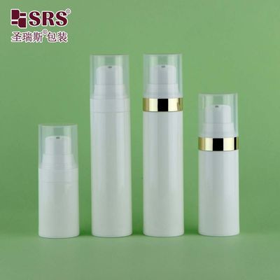شراء 30 مل 50 مل فاخرة أنيقة PCR PP مادة صديقة للبيئة معجون أسنان زجاجات مضخة بدون هواء زجاجة 15 مل online manufacture