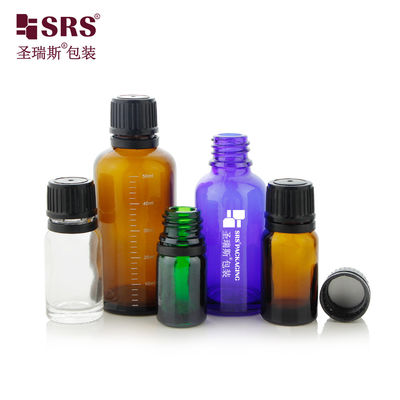 شراء 5 مل 10 مل 15 مل 20 مل 30 مل 50 مل 100 مل زجاجات بوسطن الفارغة مع غطاء زجاجة مضاد للأطفال online manufacture