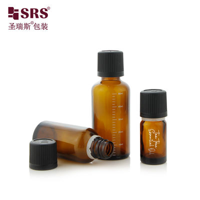 شراء نوع المسمار حقن اللون الأسود الدفاع عن الطفل غطاء زجاجية زجاج الزيت الأساسي 50ml online manufacture