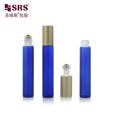 شراء زجاجة عطر 8 مل شفافة مستديرة زجاجية مطبقة أسطوانة كرة رولي online manufacture
