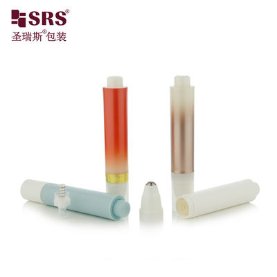 شراء كريم العين الفارغ الفاخر PP PCR مستديرة مضخة بدون هواء لفة على الزجاجات 10 مل online manufacture