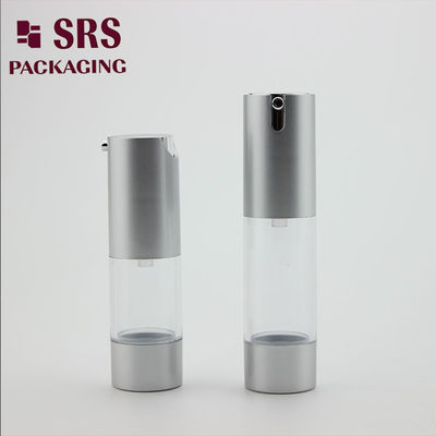 شراء TA021 15ML 30ML 50ML زجاجة مضخة لوشن بلاستيكية فضية متطابقة للبيع online manufacture