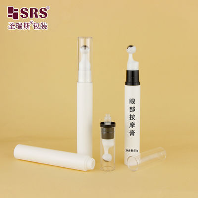 شراء A0031 5ml 10ml 12ml 15ml AS PP مضخة فارغة خالية من الهواء ضغط زجاجة كرة رولي لجهاز التجميل جيل العين تدليك مصل مقدم online manufacture