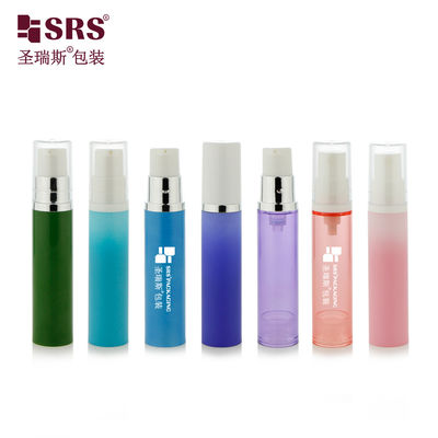 شراء A003 5ml 10ml 12ml 15ml تخصيص الطباعة الزخرفة زجاجة مضخة بلا هواء بلاستيكية لمصل الوجه online manufacture