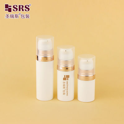 شراء A028 5ml 10ml 15ml 20ml فارغ PP مستديرة المادة المعاد تدويرها جيب جيل الوجه مضخة بلا هواء عبوة عينة الحقن تخصيص اللون online manufacture