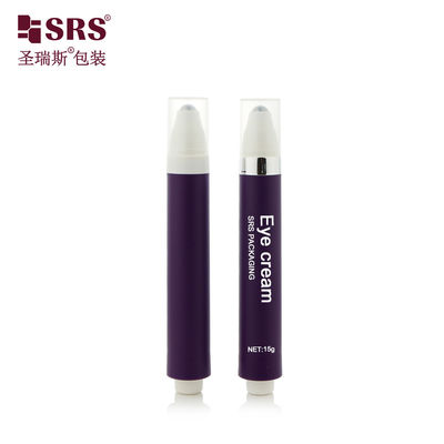 شراء AY 10ML 15ML الزر البلاستيكي للضغط على الزر تصميم زجاجة التدليك بدون هواء لهيدراتيزيشن جيل العين online manufacture