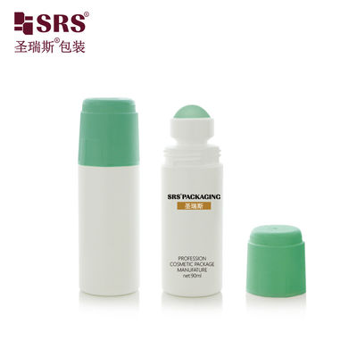 شراء RPPDF-90ML النمط الجديد لون مخصص كرة بلاستيكية عجلة مزيل العرق مضاد للشفافية الشعر الجيل الجوهر الزجاجة لا تسرب online manufacture