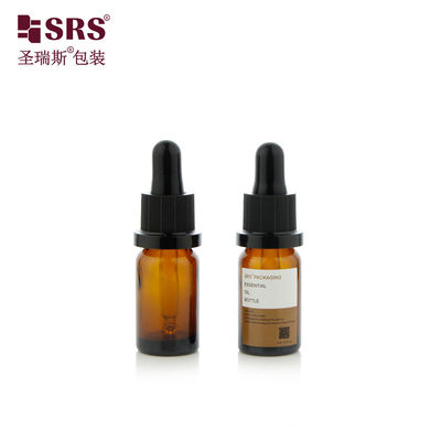 شراء D012 زجاجة قطرات زجاجية ملونة شبه شفافة اقتصادية لزيت العطور وعناية البشرة وحليب الجسم online manufacture