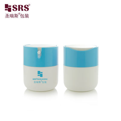 شراء PA001 50ml قناع كريم وجهي فاخر جميل بلاستيكي PP مضخة بلا هواء جرة فارغة حاوية مخصصة online manufacture