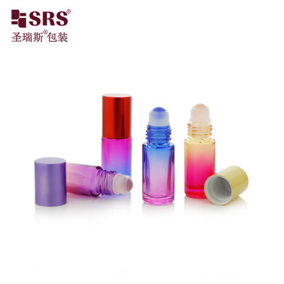 شراء BLPM-5ML SRS Wholesale Clear Transparent Mold Thick Wall Hard Glass Roll On Bottle للزيوت الأساسية بدون تسرب online manufacture