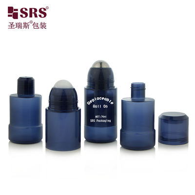 شراء RPPE 50ml 75ml زجاجات كرة روليّة مزدوجة الحائط قابلة للإستبدال من PP PCR لإستخدام غسول جيل العطر online manufacture