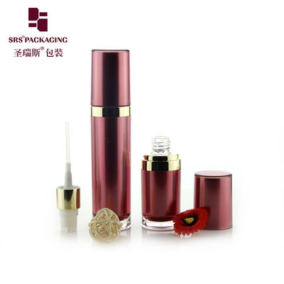 شراء L040 15ml 30ml 60ml 120ml زجاجة بلاستيكية أكريلية فارغة شكل بيضاوي فاخر online manufacture
