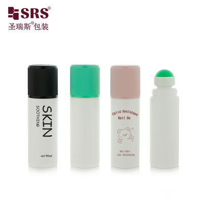 شراء RPPD1-90ML New Color Plastic PP PCR Roll On Deodorant Gel Bottles With Child Proof Cap online manufacture