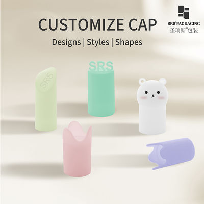 شراء New Arrival Customized Mold PP Cap Unique Shape With Logo Pad Printing Luxury Cute Caps online manufacture