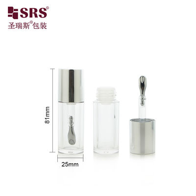 شراء G1185 Skincare Empty Clear Plastic Round Makeup Cute Lipgloss Tube Cosmetic Packaging online manufacture