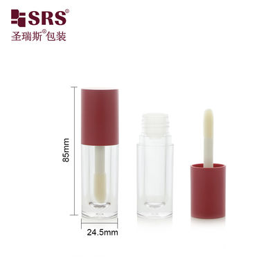 شراء G1139 Injection Color Screw Cap Transparent Plastic Lipgloss Tube Container Customization Cute Cylinder online manufacture