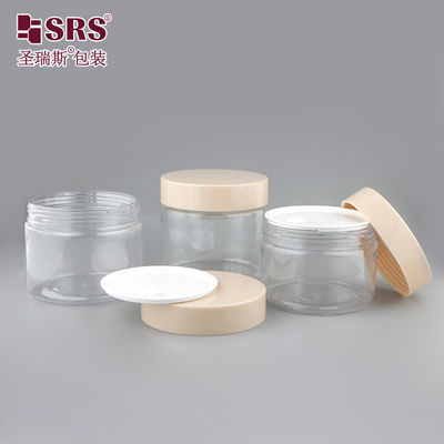 شراء PET008 200g 250g 300g Customized Color PET Plastic Facial Cream Jar Container Packaging Wholesale online manufacture
