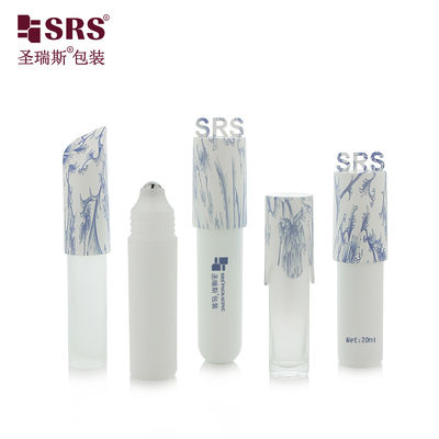 شراء BLPM-10ML صافية الشفافية الزجاجية لفة على الزجاجة مع شكل فريد من نوعها الغطاء البلاستيكي فتح العفن online manufacture