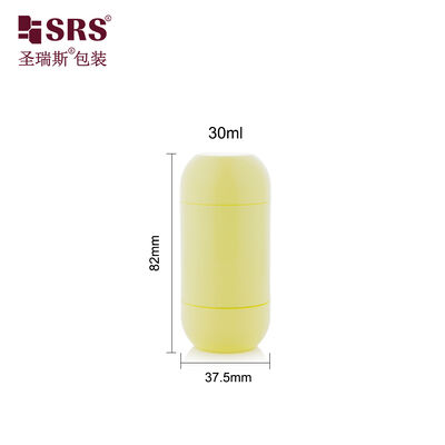 شراء D054 30ml حاوية العصا الفارغة المزيفة من نوع PP مستديرة أسفل أعلى التعبئة أسفل ملء online manufacture