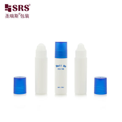 شراء RPPF 18ML زجاجة كرة دوارة بلاستيكية من البولي بروبلين ذات جدران سميكة وحقن بلون مخصص لموزع جل مضاد للتعرق online manufacture