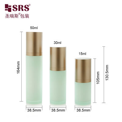شراء SRS-RS 15ml 30ml 50ml فارغة فاخرة فاخرة أكريليك لوشن مضخة زجاجة مصل التجميل التعبئة والتغليف الجملة online manufacture