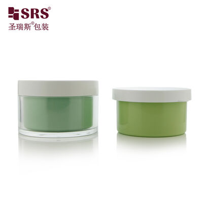 شراء J101 50g 100g 240g إناء بلاستيكي قابل للتغيير ذو جدار مزدوج للكريم الوجهي online manufacture