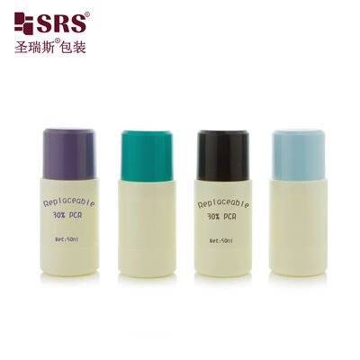 يشتري بيع بالجملة شعار مخصص 50ml/70ml قابلة للإستبدال على الزجاجة عبوة رولربول فارغة للتغليف لمزيلات العرق والزيوت الأساسية online manufacture