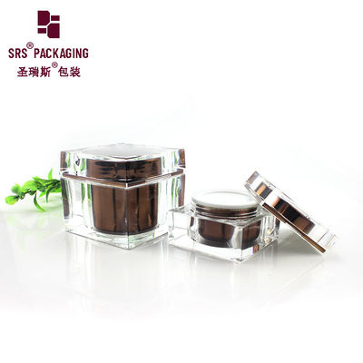 شراء 15 غرام 50 غرام 80 غرام شكل مربع تجميل العناية باللوجه الأكريليك online manufacture