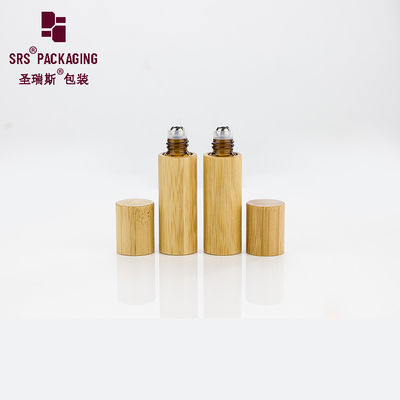 شراء زيت أساسي طبيعي عضوي صغير 5 مل زجاجة زجاجية فارغة غطاء الخيزران online manufacture