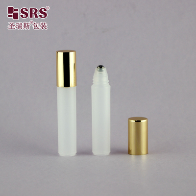 3ml فارغة مستحضرات التجميل المصنعة عجلة الصلب الكرة العين مصل عينة الزجاجة البلاستيكية