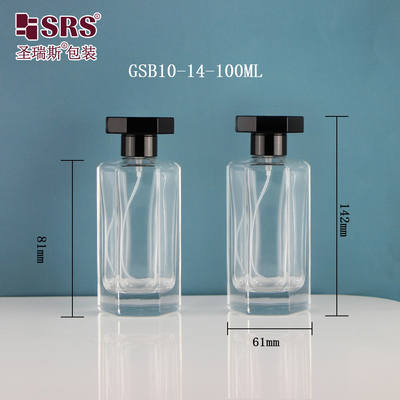 زيت عطر كوسميتيكي فارغ رذاذ الضباب الدقيق زجاجة رذاذ زجاجية 100 مل