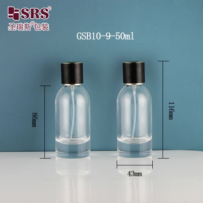 بوستون شكل العطر الشفاف العطر الفارغ 50 مل زجاجي رش زجاجة