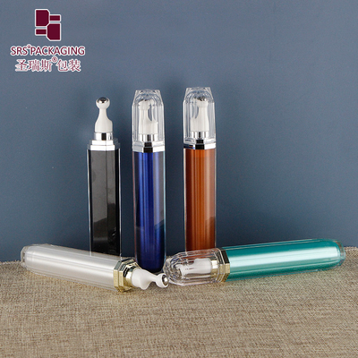 20ML مصل العين تدليك عجلة كرة الفولاذ الزجاجات تخصيص فاخرة لفة على الزجاجة المطبق