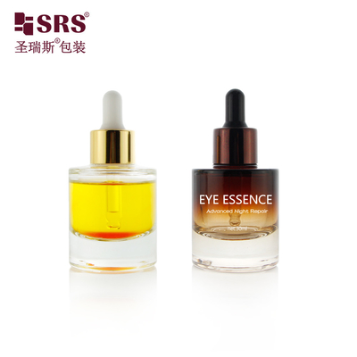 30 مل 1 أوقية عطر مستحضرات التجميل الفارغة المصل الزجاجية زجاجة قطرة مع البيبيت