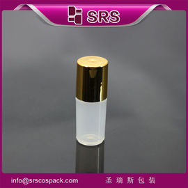 مزود التعبئة والتغليف SRS 3ml كرة معدنية زجاجة بلاستيكية متدلية مع غطاء معدني ذهبي