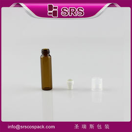 SRS بكميات كبيرة 5 مل أسطوانة زجاجية لفة حمراء على زجاجة العطر مع غطاء طاقم البلاستيك