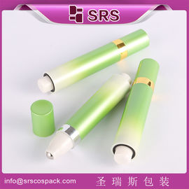 Shengruisi التعبئة والتغليف SY-10ml البلاستيكية لفة الصحافة بدون هواء على الزجاجة مع الكرة المعدنية